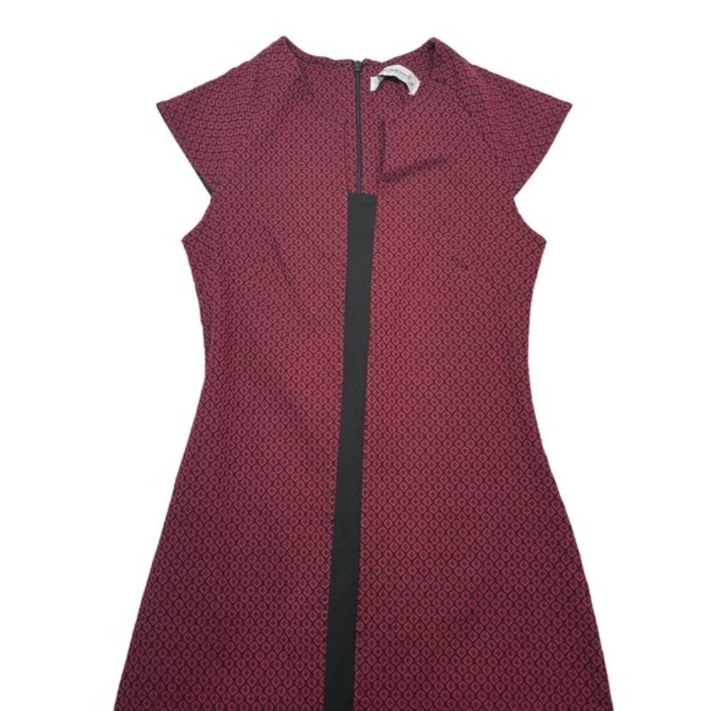 RINASCIMENTO Textured Patterned Fitted Sheath Dress Sz Medium - Picture 2 of 5